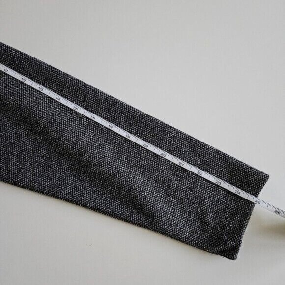 Intrend Max Mara Top Womens L Gray Black Pullover LS Lace Satin Sheer Whimsigoth - Picture 9 of 15